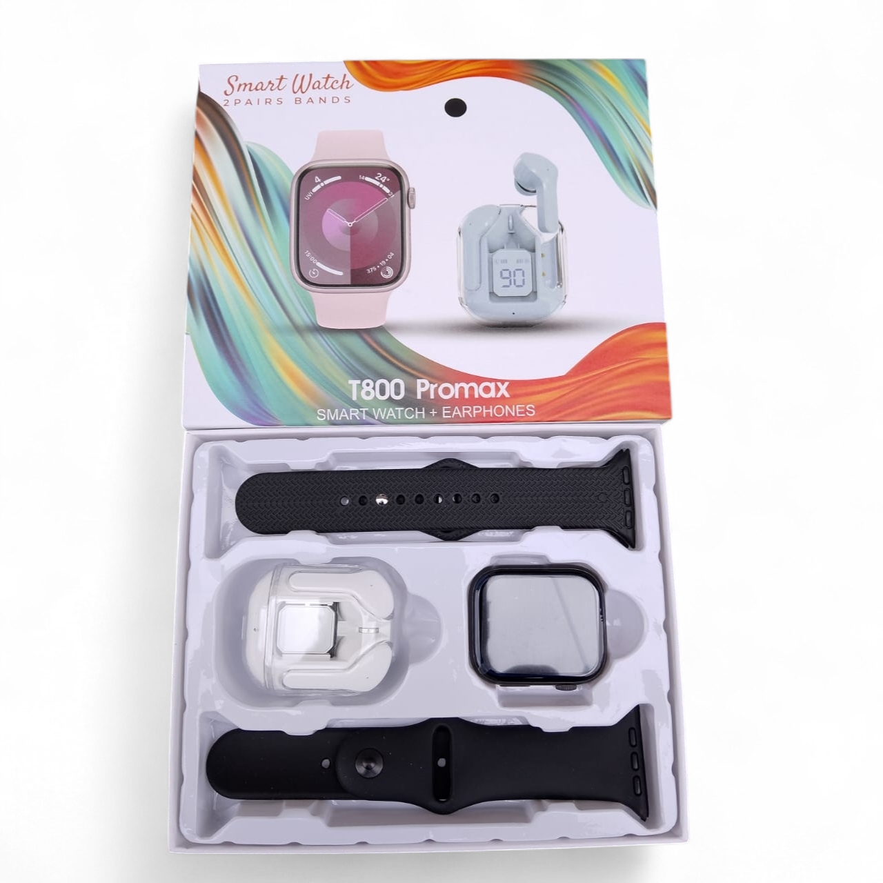 T800 Promax, ঘড়ি + ইয়ারপডস